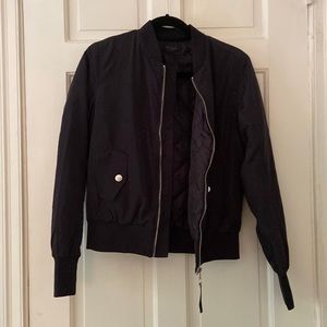 Black Bomber Jacket